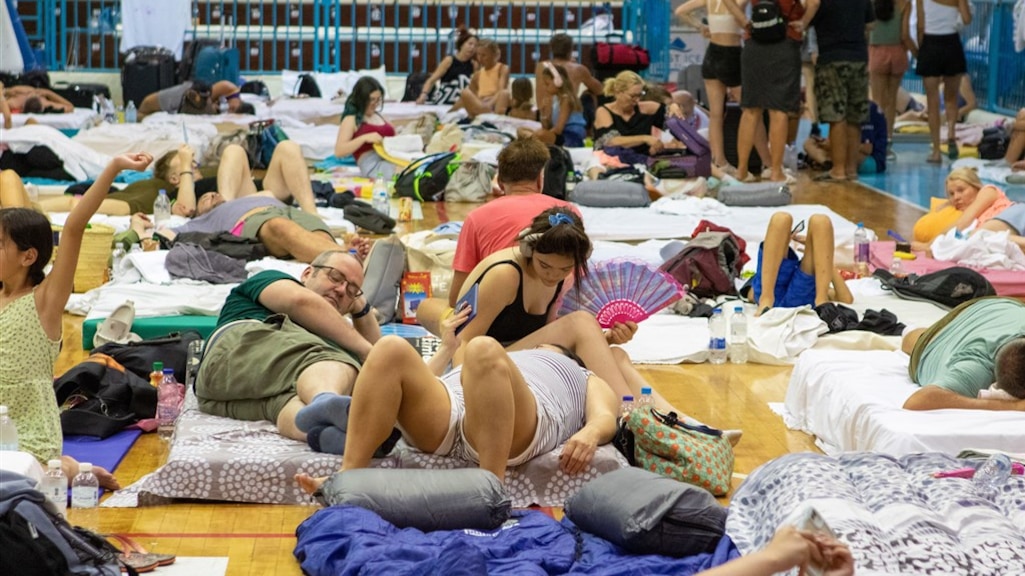 Voor veel mensen viel hun vakantie in het water.