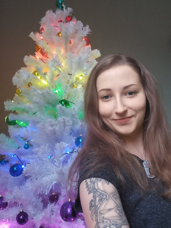 Zoraya is er nog tijdens kerst.