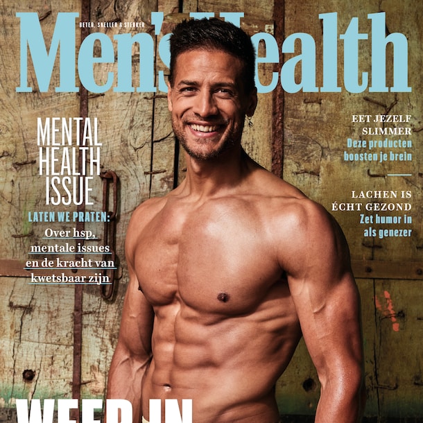 Juvat Westendorp op cover Men's Health