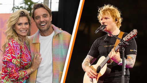 Nicolette van Dam en Bas Smit genieten van privéoptreden Ed Sheeran