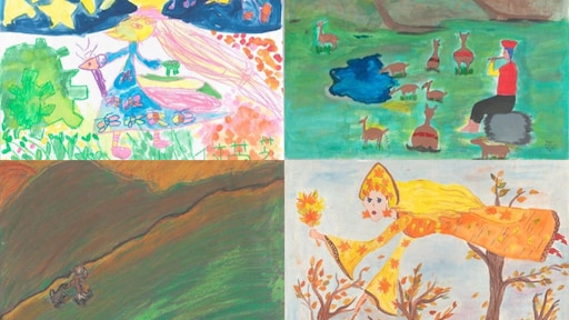 Kindertekeningen wereldwijd verzameld in museum: 'De taal is universeel'