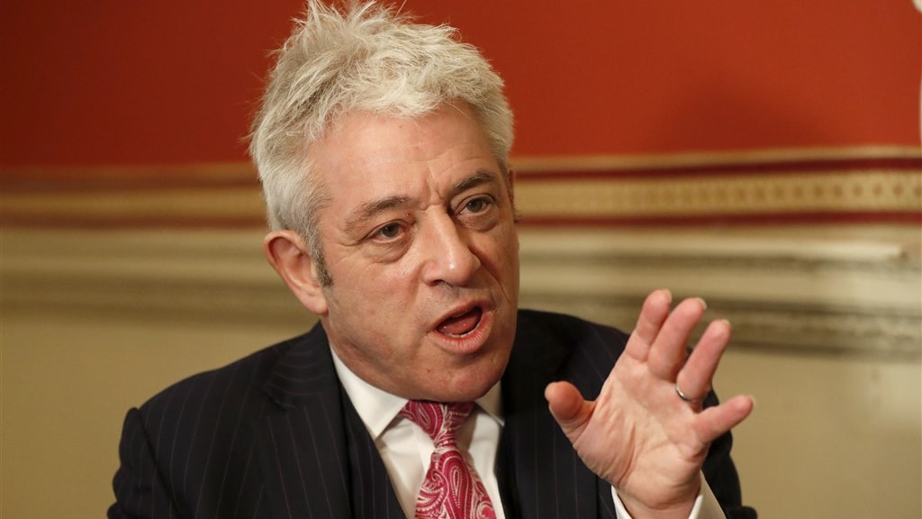 Controversiële oud-parlementsvoorzitter John Bercow in Amerikaanse De Verraders