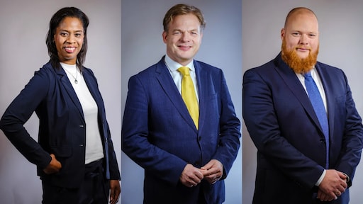 Waarom alle NSC-politici op de campagnefoto's naar rechts kijken