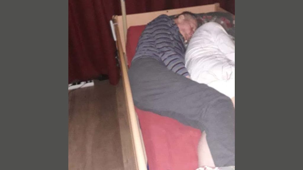 Ouders van Jos Wienen in het verzorgingshuis.