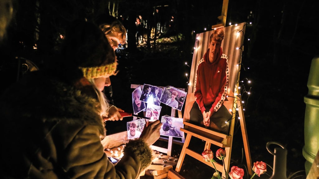 Op de foto: Pepijn wordt herdacht.