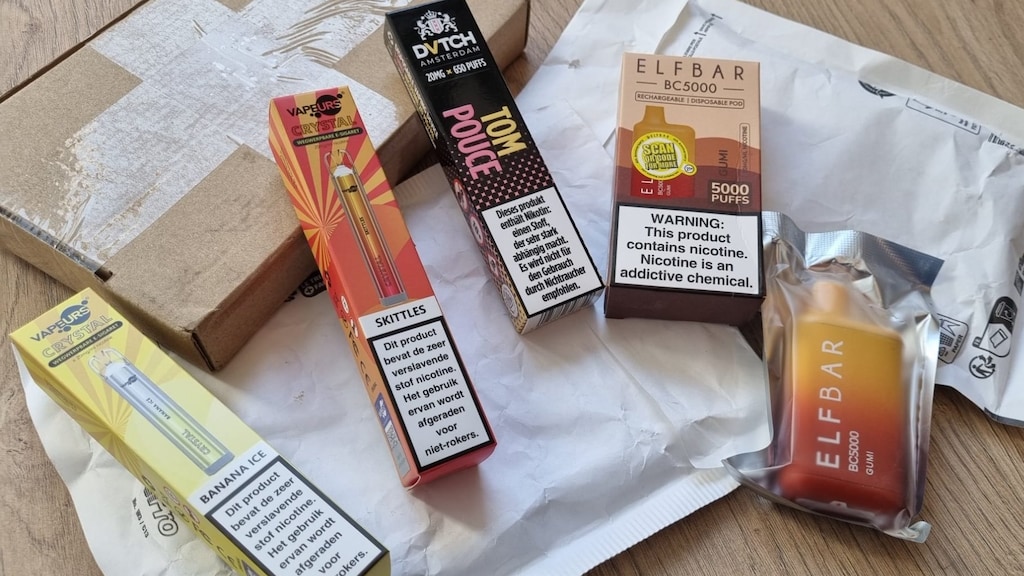 Online verkoop vapes verboden, maar bestellen is kinderlijk eenvoudig