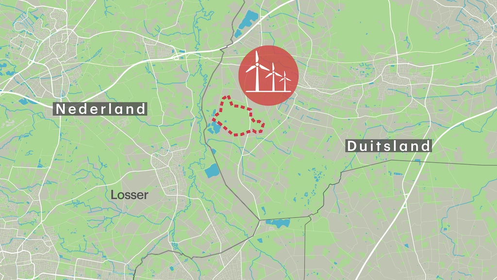Duits plan windmolens bij Losser
