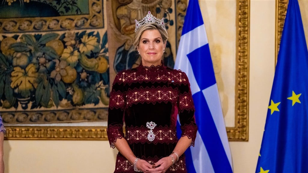 Koningin Máxima tijdens staatsbezoek aan Griekenland in 2022
