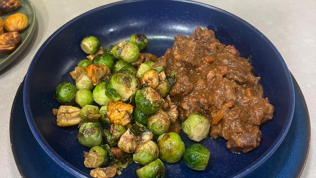 Spruitjes met kastanjes