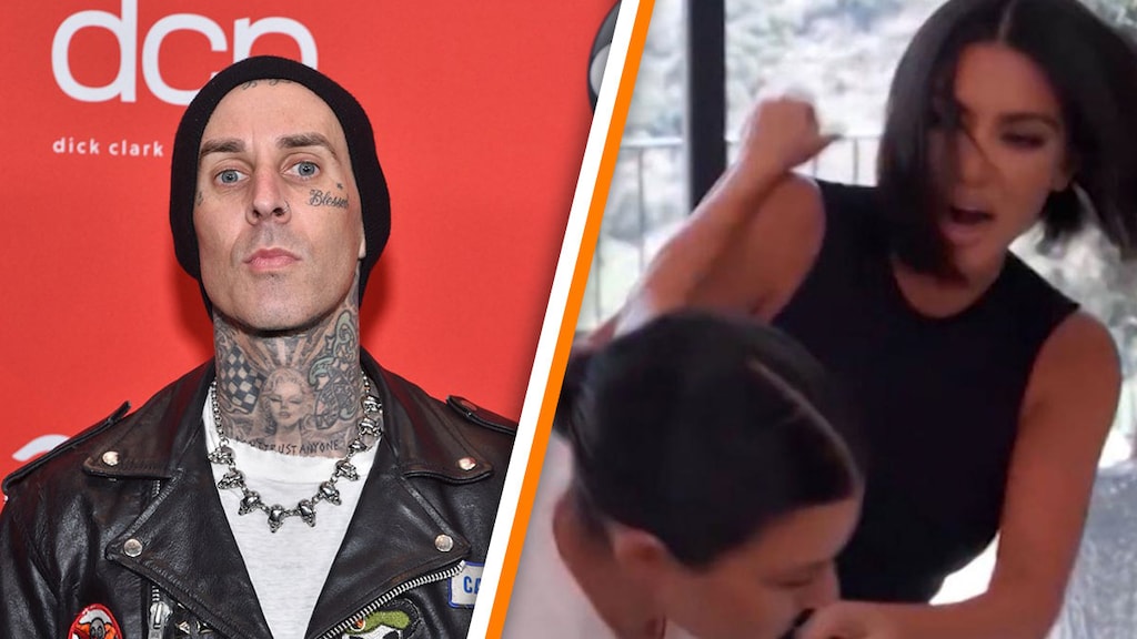 Travis Barker reageert op geruchten dat hij oorzaak is van ruzie tussen Kim en Kourtney