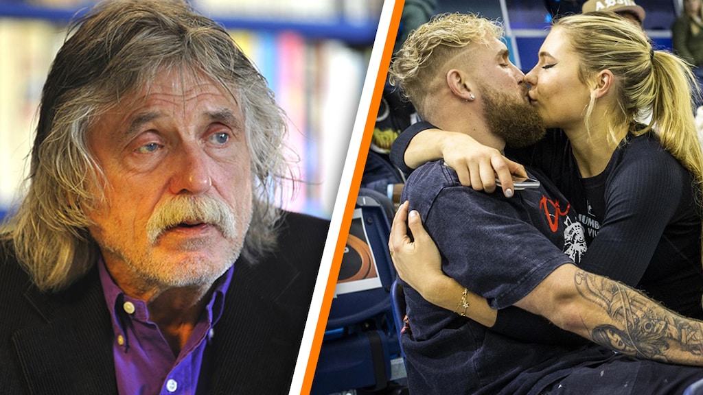 Johan Derksen heeft vol afschuw naar Jutta Leerdam en Jake Paul gekeken: 'Heel erg klef'