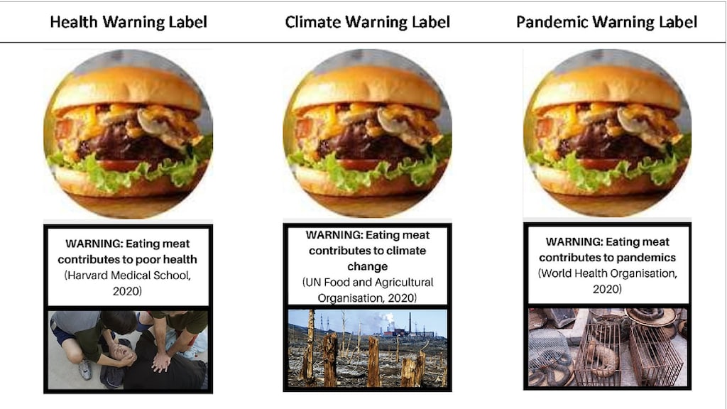 Eten we minder vlees bij waarschuwing op etiket, zoals op pakjes sigaretten?