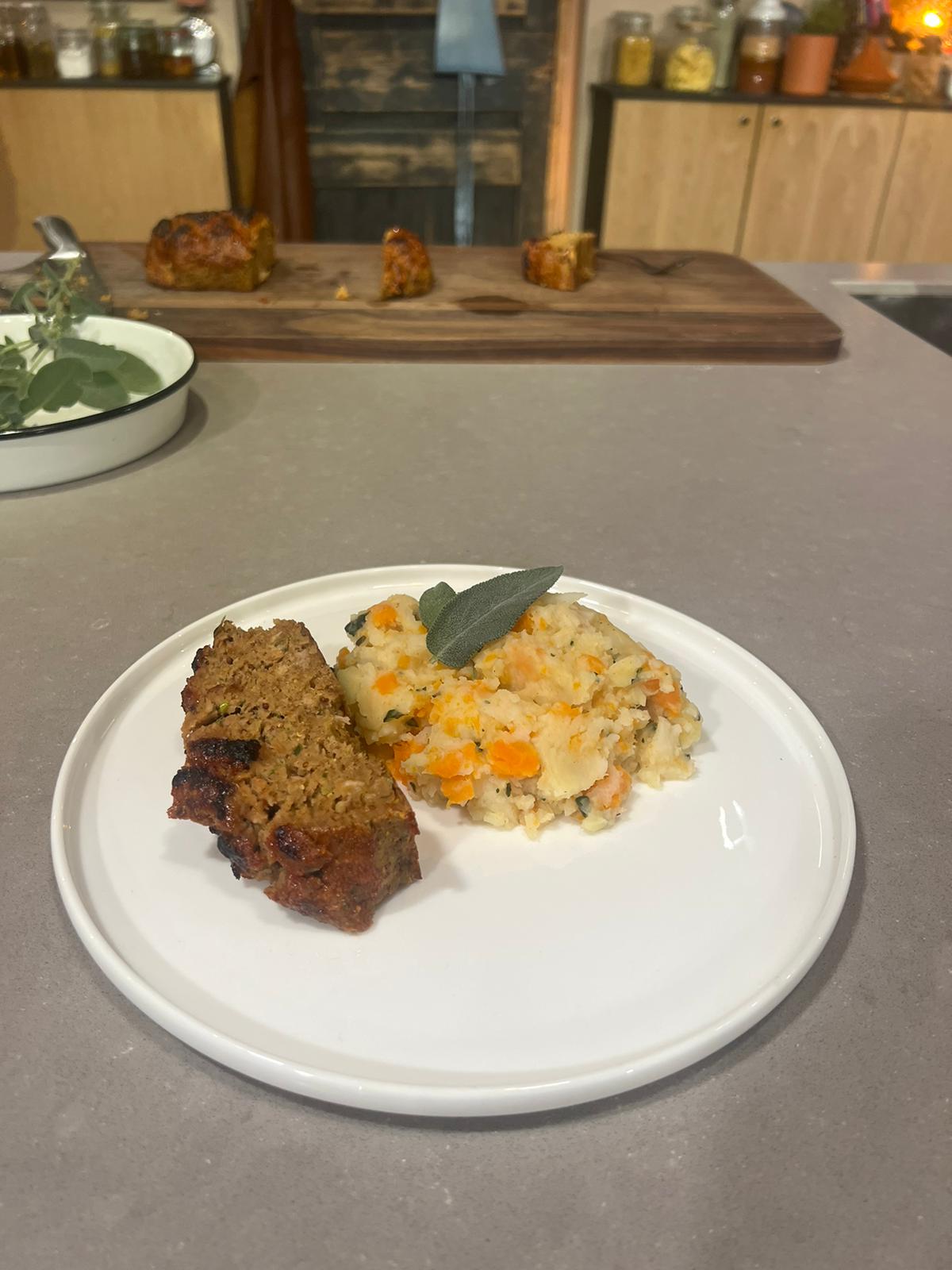 Puree met salieboter