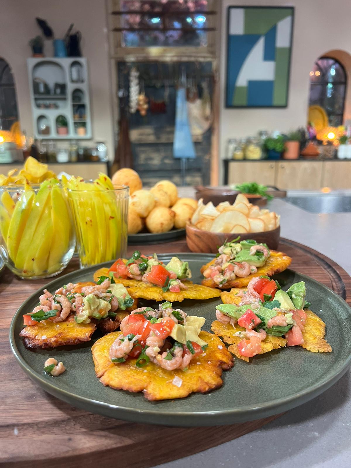 Krokante bananenkoekjes