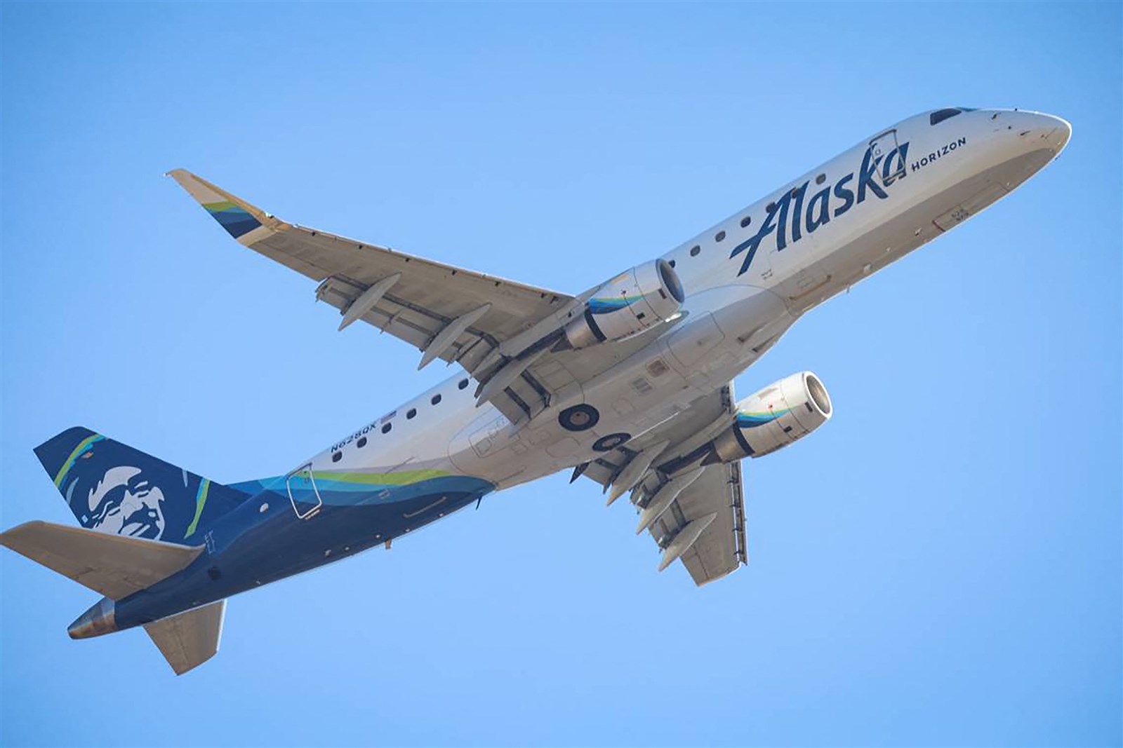 Een toestel van Alaska Airlines.