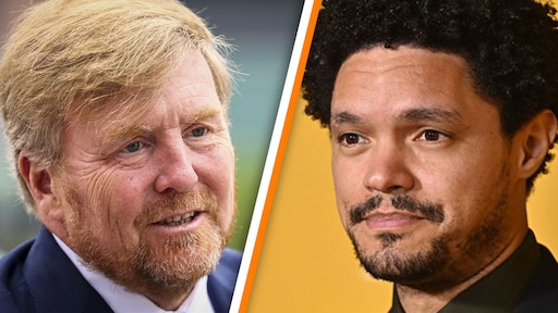 Koning Willem-Alexander reikt Erasmusprijs uit aan Trevor Noah