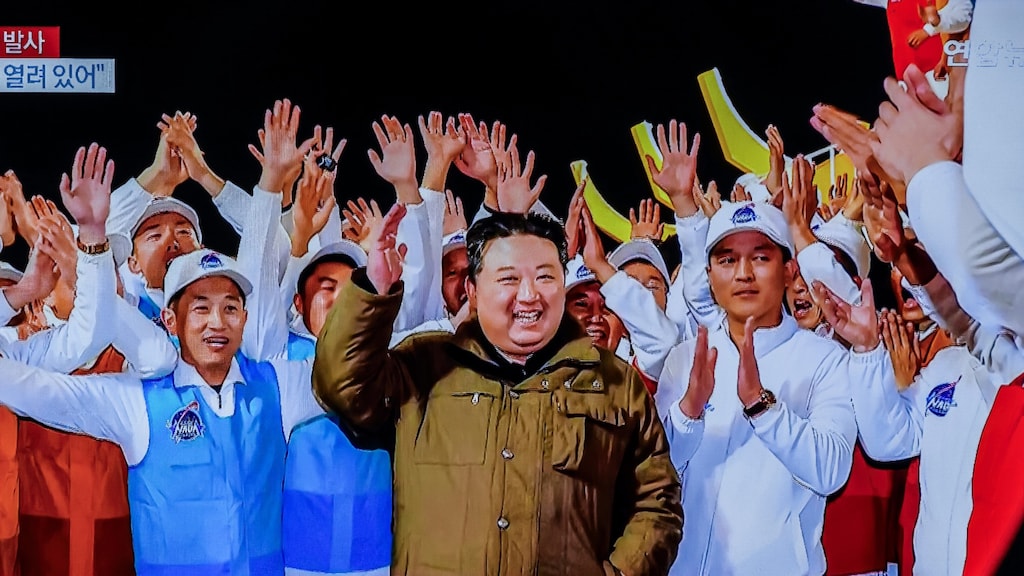 Propagandaprent van Kim Jong-Un