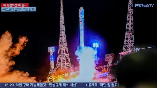 Noord-Korea troeft Zuid-Korea af met spionagesatelliet