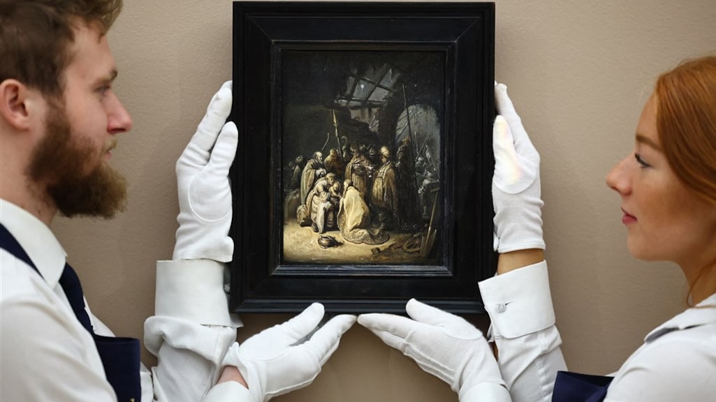 Schilderijtje Rembrandt - recent geschatte waarde 15.000 euro - brengt miljoenen op