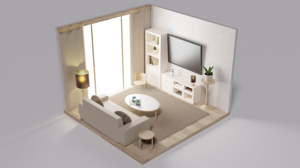 Een 3D 'dollhouse' tour