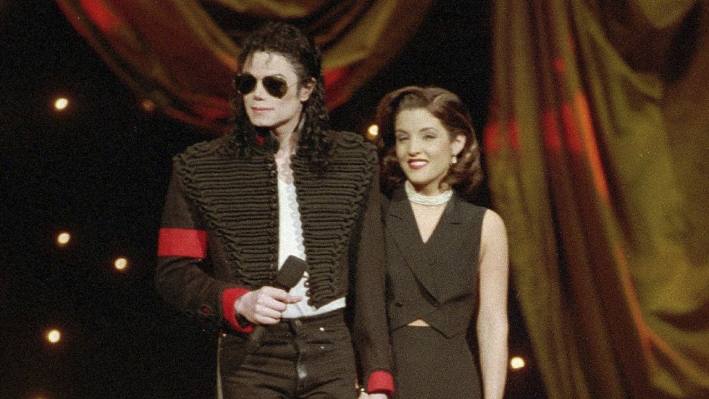 Met echtgenoot Michael Jackson in 1994.