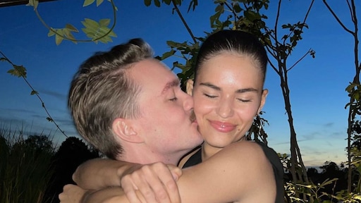 Bram Krikke en Robin Holzken delen nieuwe trouwfoto's: 'Onze mooiste dag part II'