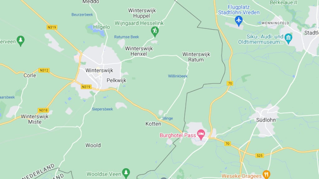Ratum, Kotten en Woold waar net over de grens Duitse windmolens staan gepland