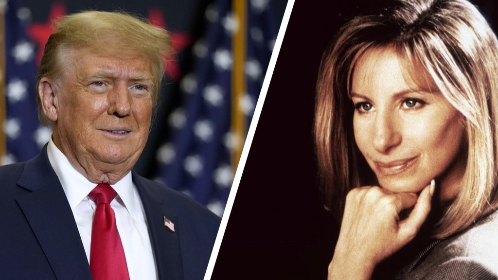 Donald Trump en Barbra Streisand.