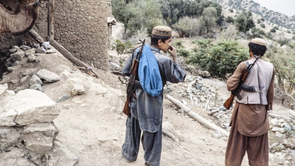 Afghanistan na de bezetting door de Sovjet-Unie (1989).