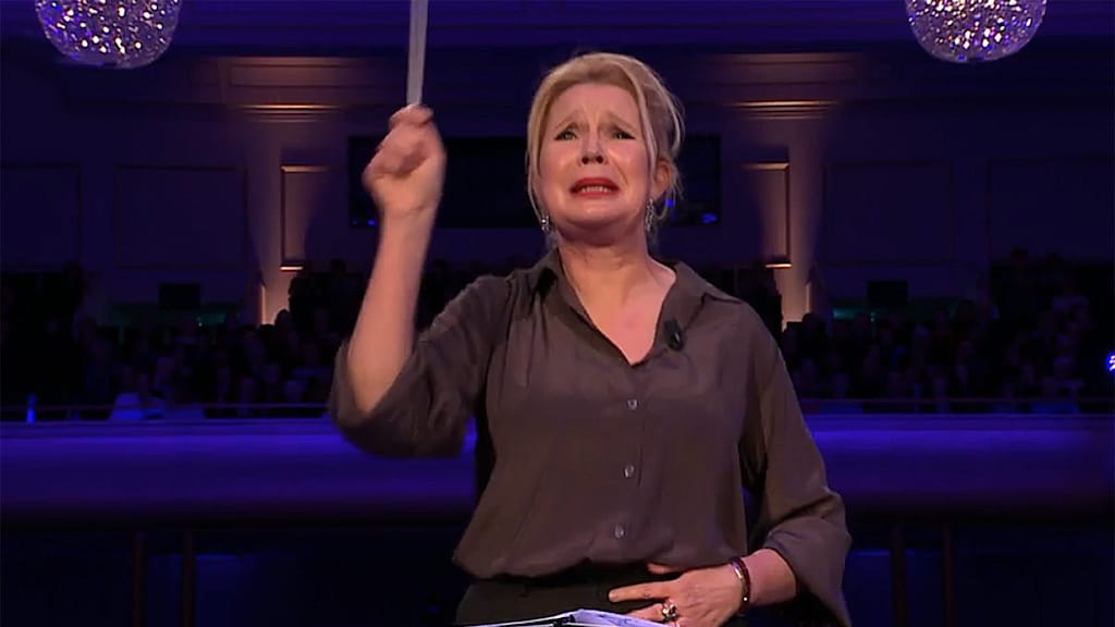 Kijkers hebben buik vol van Tjitske Reidinga in Maestro