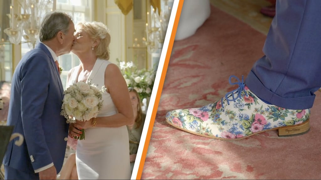 Opvallende schoenen Dirk worden beloond met kus van Anneke in MAFS