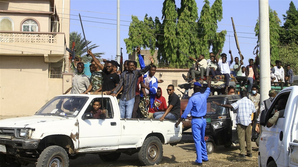 Aanhangers van het leger in Soedan komen bijeen in Gedaref in Soedan