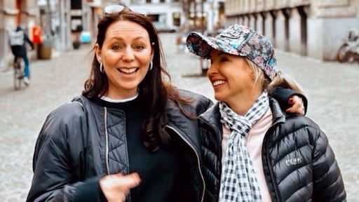 Kristel en Kathleen hebben ongeplande K3-reünie