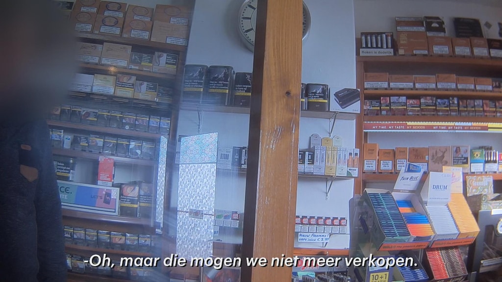 Beelden verborgen camera: vapes met smaakje kopen kan nog altijd