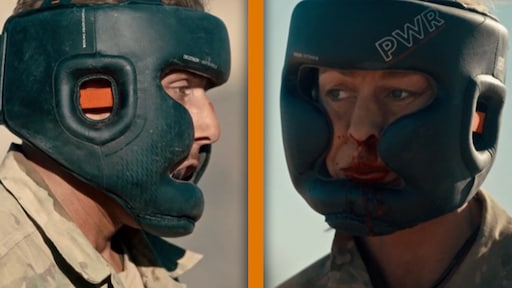 Harrie Snijders slaat Edith Bosch bloedneus in Special Forces VIPS