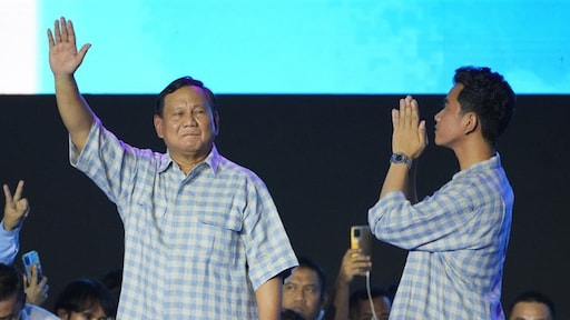 'Niet onomstreden' Prabowo eist overwinning op na verkiezingen Indonesië