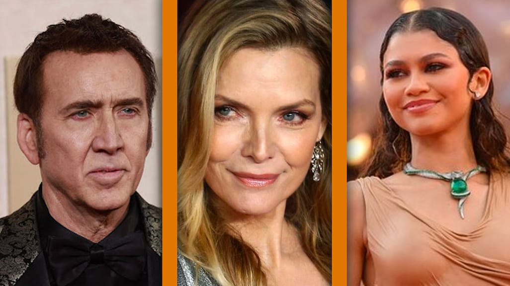 Nicolas Cage, Michelle Pfeiffer en Zendaya reiken Oscars 2024 uit