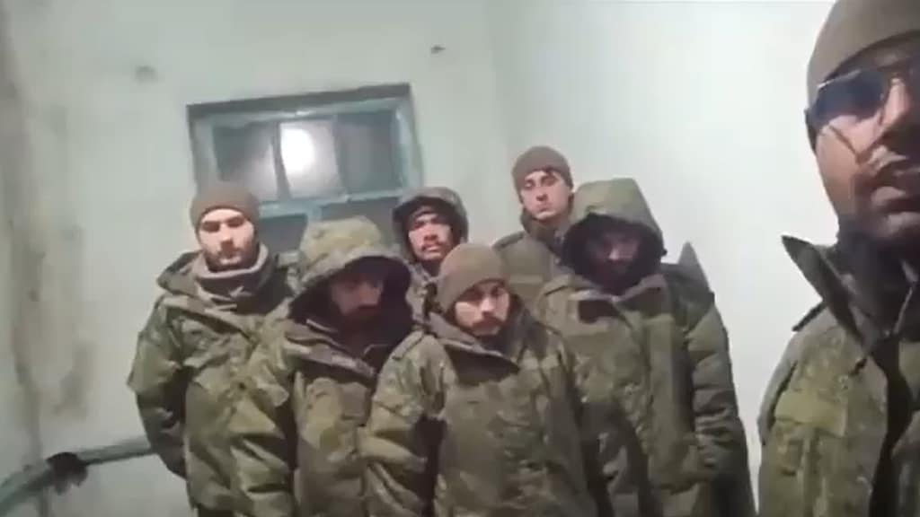 Shot uit het filmpje van de Indiase burgers