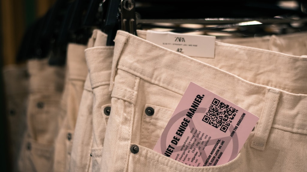 Labels van XR bij Zara