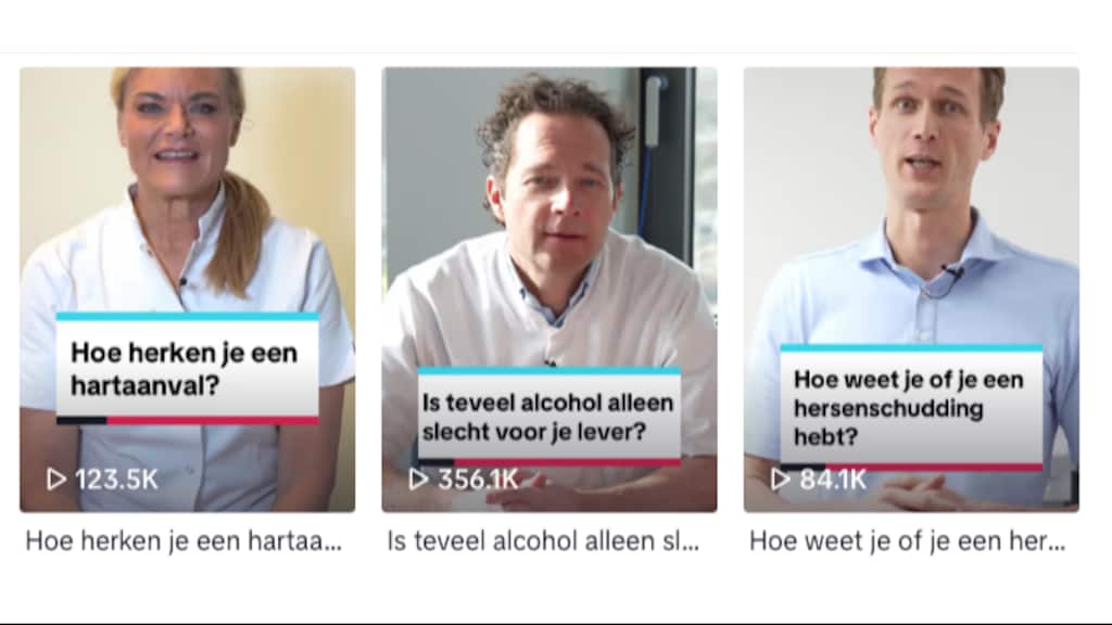 Artsen strijden op TikTok met eigen video's tegen desinformatie