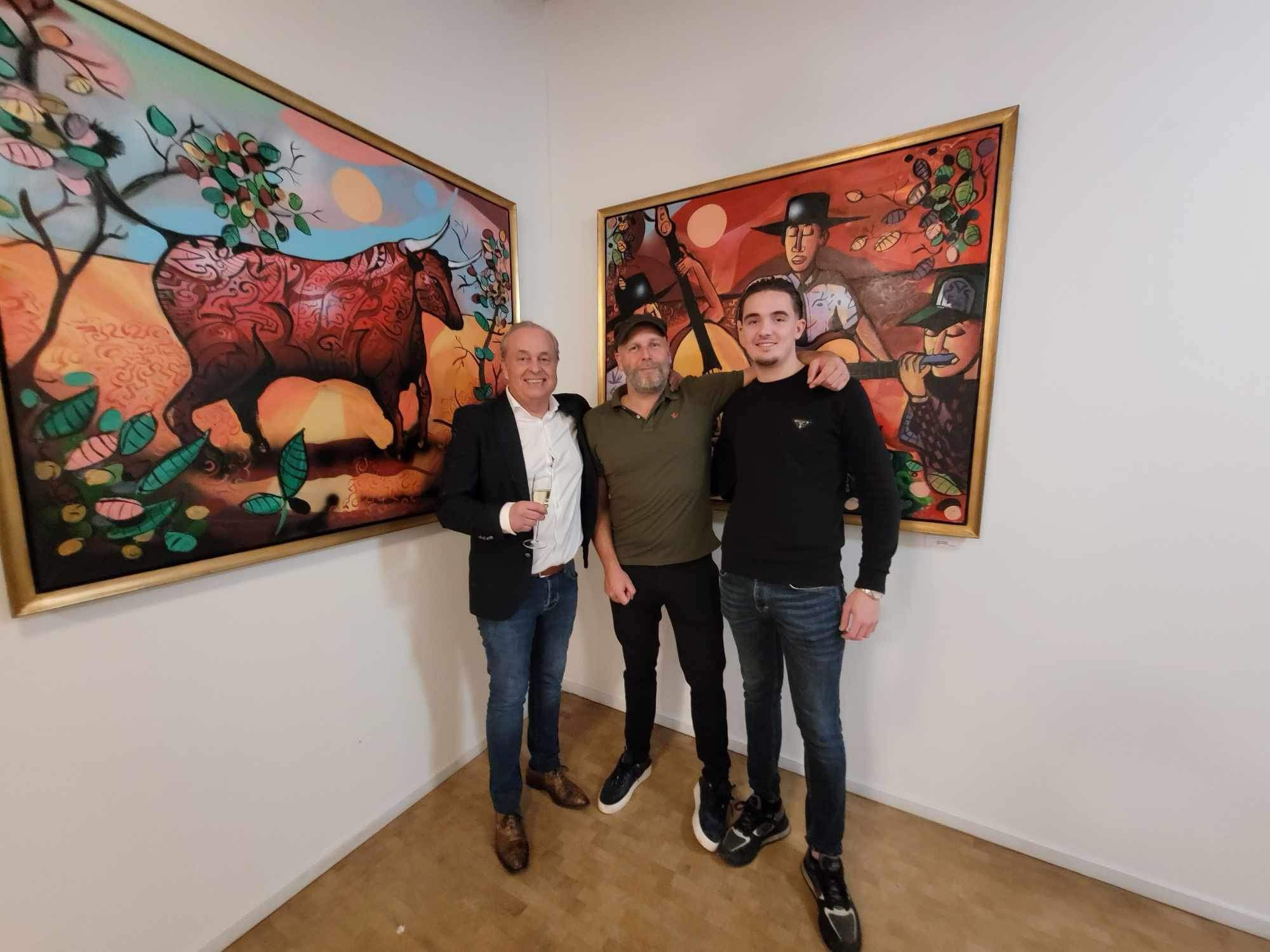 Van 500 naar 5000 euro voor zijn schilderijen: Erik Neimeijer deed het