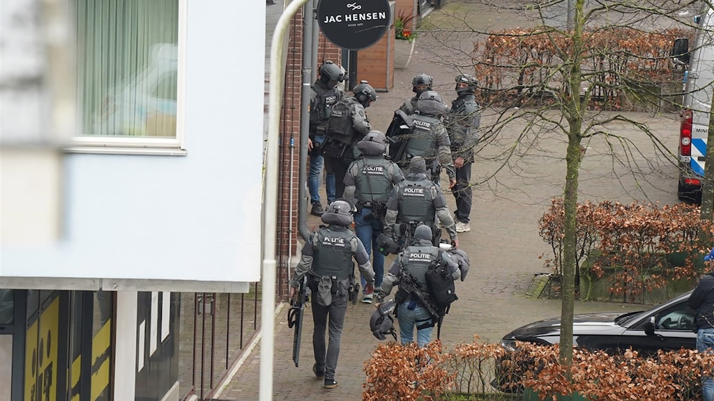 In Ede waren de hulpdiensten in groten getale aanwezig.