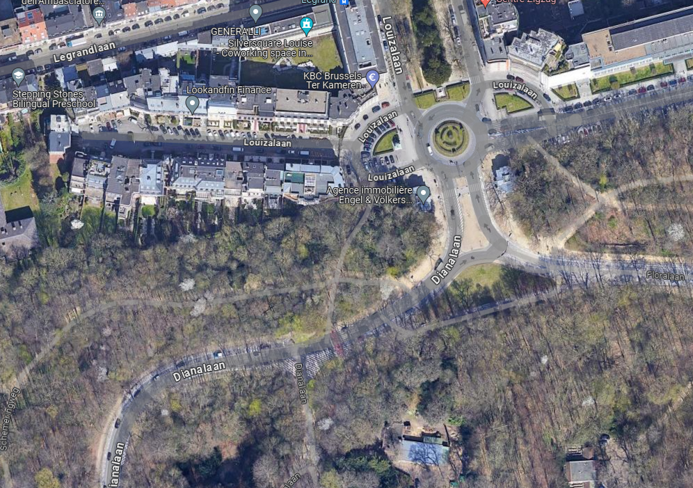 De ambtswoning van de NAVO-topman ligt in een doodlopende straat vlakbij een park.