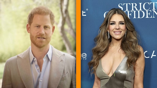 Elizabeth Hurley reageert op gerucht dat ze prins Harry heeft ontmaagd