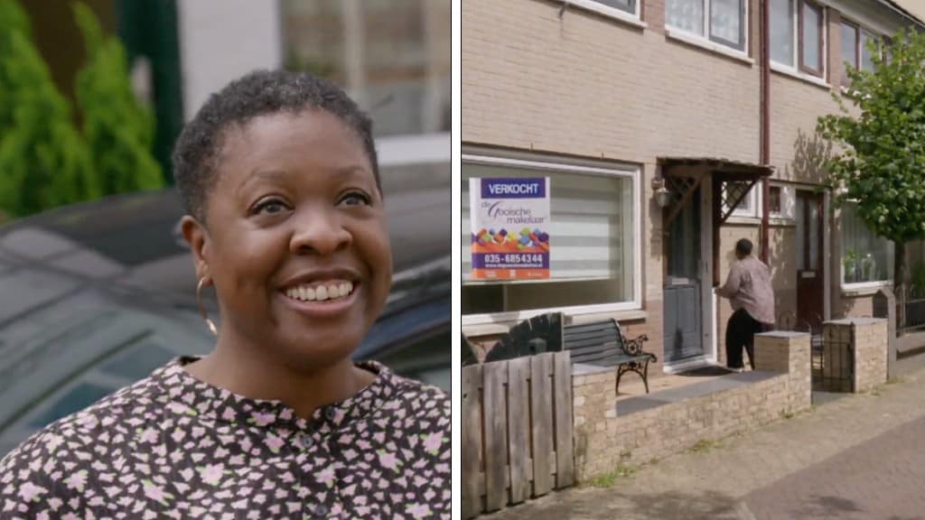 Alethea mag voor het eerst haar blind gekochte huis bekijken.