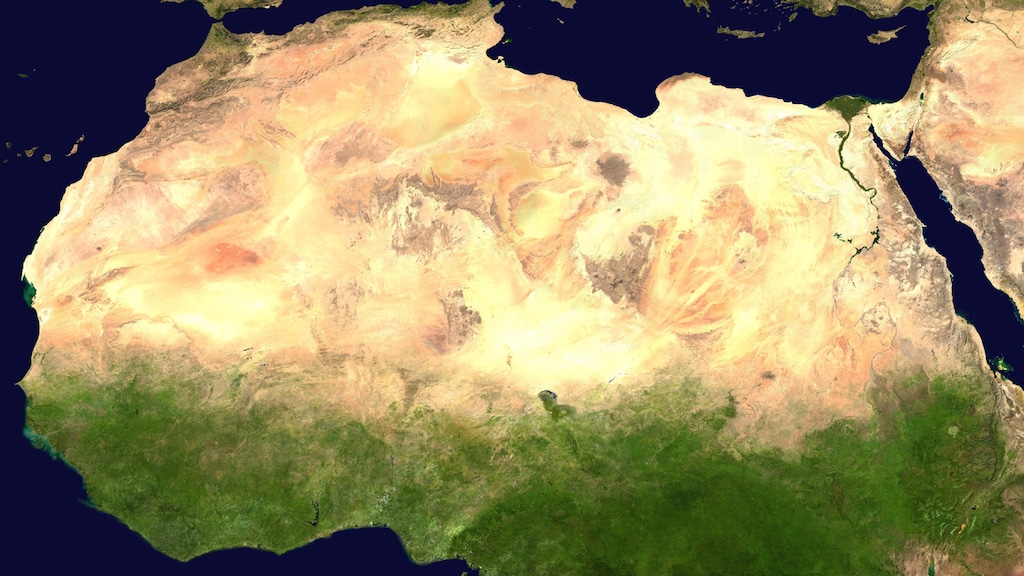 Stukje bij beetje vreet de Sahara het groen op, Afrika kleurt steeds geler