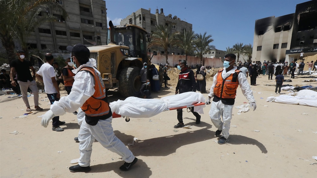 Persbureau: massagraf gevonden in Nasser-ziekenhuis Gaza