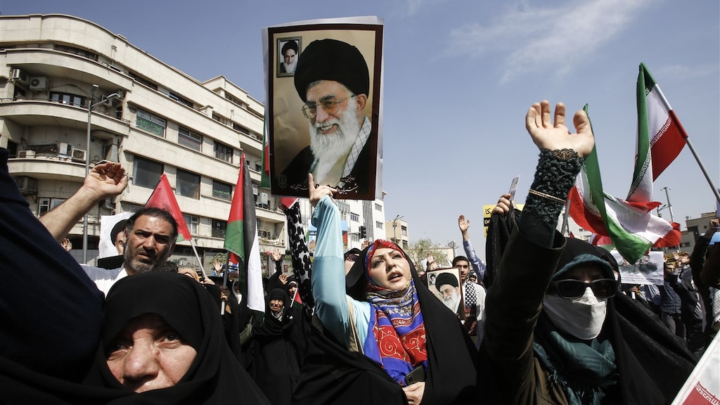 Anti-Israël-protest in Teheran.