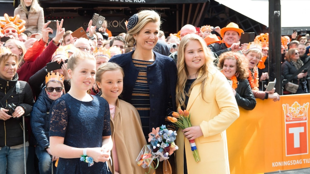 Koningin Máxima en dochters