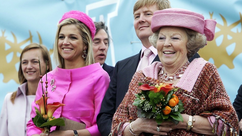 Prinses Máxima, prins Willem-Alexander en koningin Beatrix